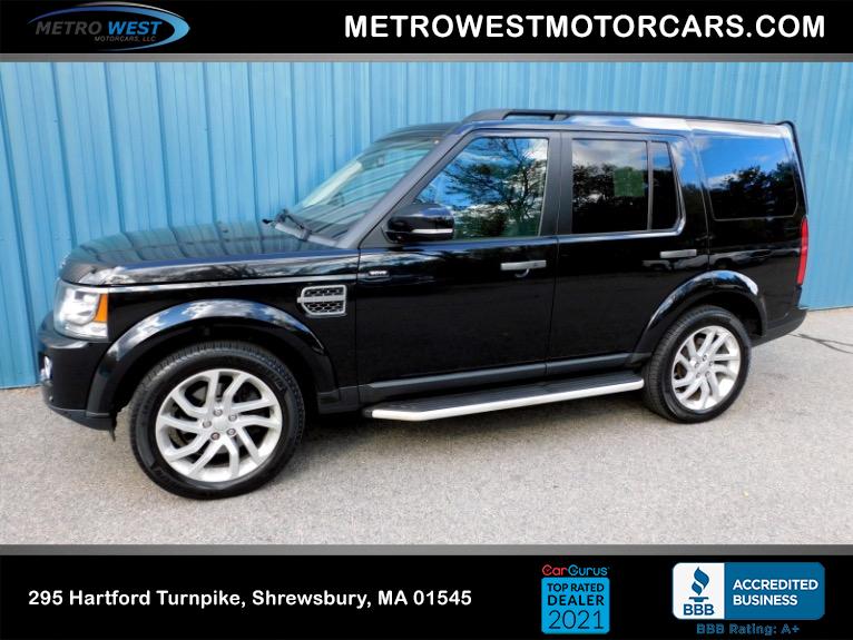 Used Used 2016 Land Rover Lr4 HSE Silver Edition for sale $12,900 at Metro West Motorcars LLC in Shrewsbury MA