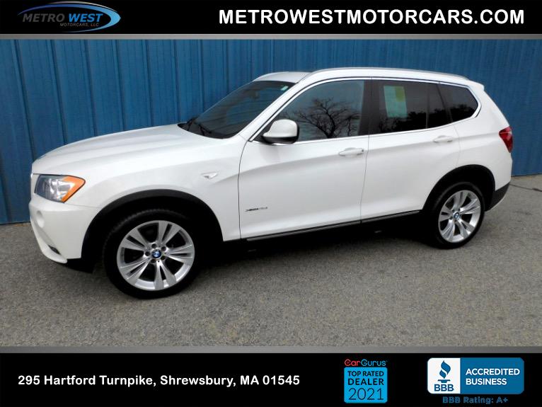 Used Used 2013 BMW X3 xDrive35i AWD for sale $9,900 at Metro West Motorcars LLC in Shrewsbury MA