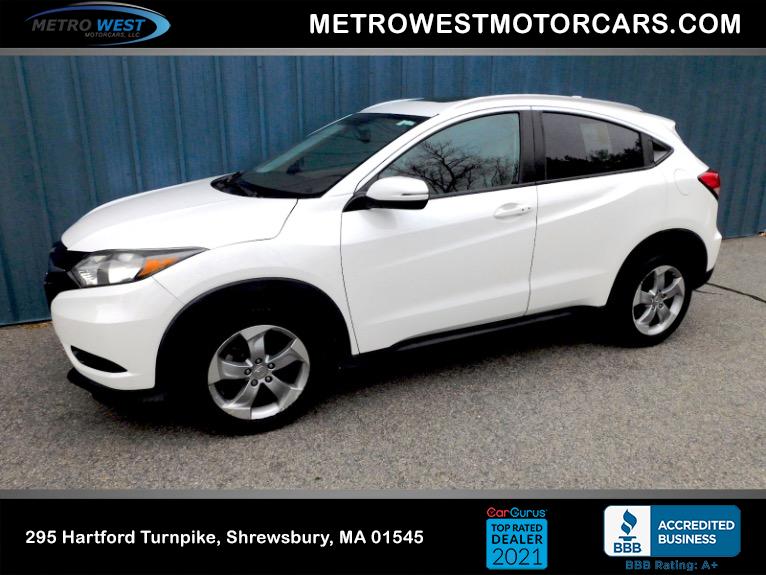 Used 2016 Honda HR-V EX-L w/Navi AWD Used 2016 Honda HR-V EX-L w/Navi AWD for sale  at Metro West Motorcars LLC in Shrewsbury MA 1
