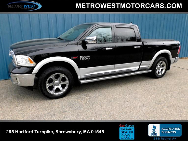 Used 2015 Ram 1500 4WD Crew Cab 149 Laramie Used 2015 Ram 1500 4WD Crew Cab 149 Laramie for sale  at Metro West Motorcars LLC in Shrewsbury MA 1