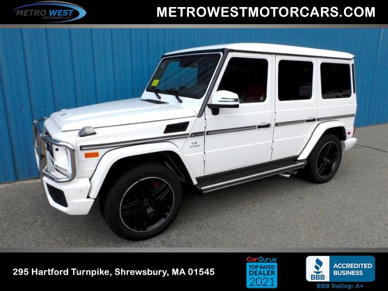 Used Used 2018 Mercedes-Benz G-class AMG G 63 4MATIC SUV for sale Call for price at Metro West Motorcars LLC in Shrewsbury MA