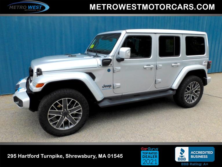 Used Used 2024 Jeep Wrangler 4xe High Altitude 4x4 for sale $39,600 at Metro West Motorcars LLC in Shrewsbury MA