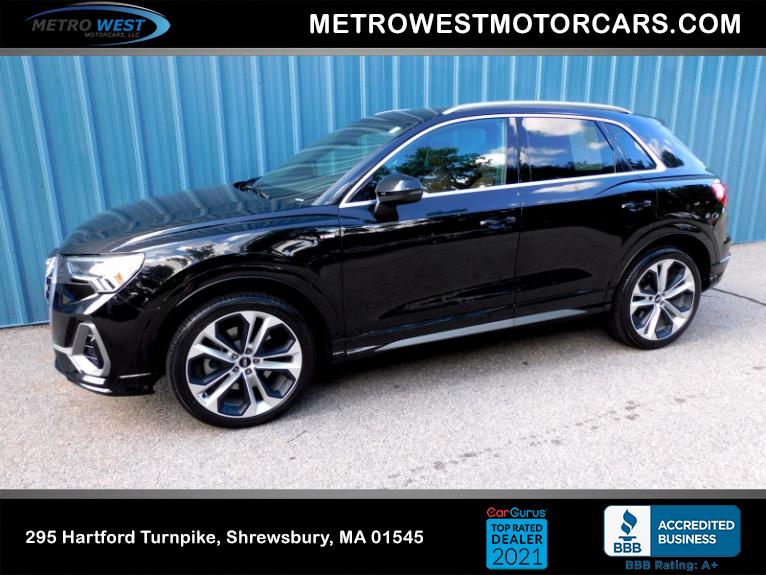 Used Used 2020 Audi Q3 S line Premium Plus 45 TFSI quattro for sale $21,600 at Metro West Motorcars LLC in Shrewsbury MA