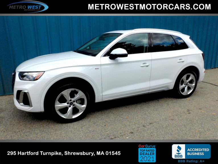 Used Used 2022 Audi Q5 S line Premium Plus 45 TFSI quattro for sale $24,600 at Metro West Motorcars LLC in Shrewsbury MA
