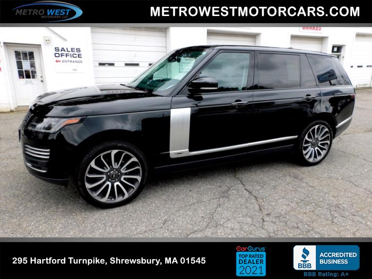 Used Used 2020 Land Rover Range Rover Autobiography LWB for sale $49,600 at Metro West Motorcars LLC in Shrewsbury MA