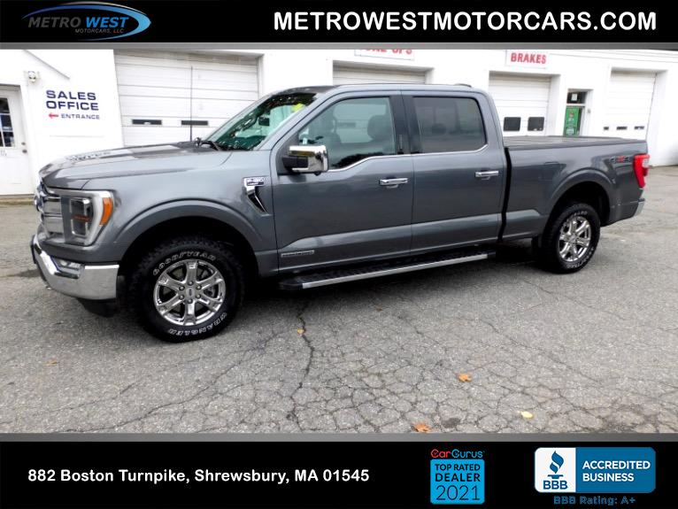 Used Used 2021 Ford F-150 LARIAT 4WD SuperCrew 5.5'' Box for sale $35,600 at Metro West Motorcars LLC in Shrewsbury MA