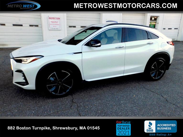 Used Used 2025 Infiniti Qx55 ESSENTIAL AWD for sale $39,600 at Metro West Motorcars LLC in Shrewsbury MA
